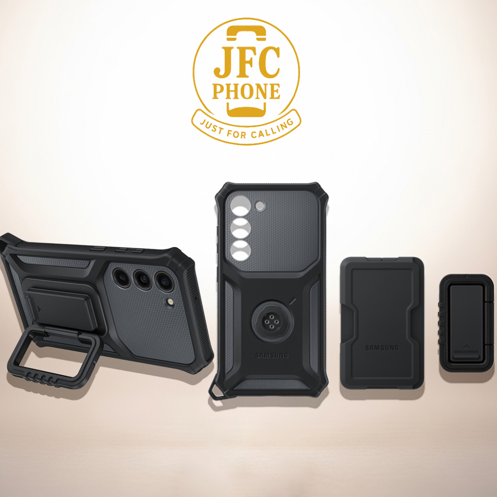 Coque Robuste Samsung Galaxy S23 Noire Rugged Gadget Case Officielle