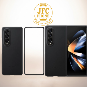 Coque Cuir Samsung Galaxy Z Fold4 Noire | Officielle Leather Cover