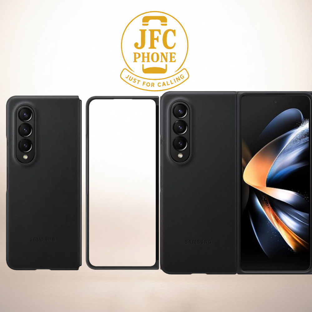Coque Cuir Samsung Galaxy Z Fold4 Noire | Officielle Leather Cover