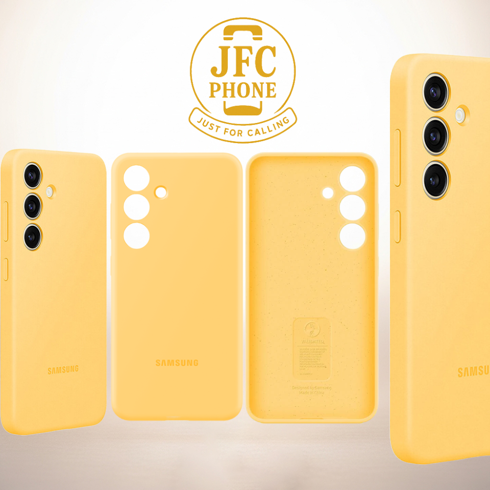 Coque Silicone Samsung Galaxy S24 Jaune | Officielle